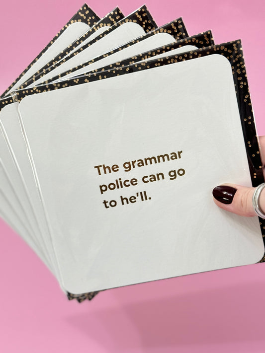 Greeting Card - The Grammar Police
